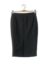 Fustă midi talie înaltă negru LANVIN femme