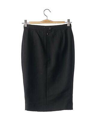 Fustă midi talie înaltă negru LANVIN femeie