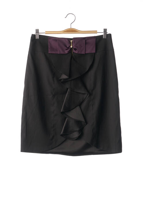 Fustă midi negru JIN-JA femeie