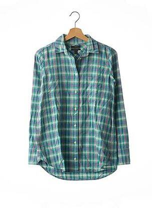 Cămașă cu mâneci lungi buzunare la piept verde J.CREW bărbat
