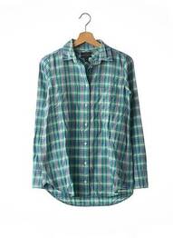 Cămașă cu mâneci lungi buzunare la piept verde J.CREW bărbat