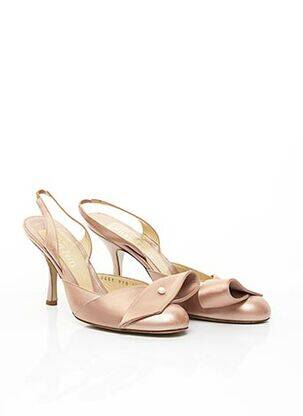 Sandale/Pantofi decupați roz MICHEL PERRY femeie