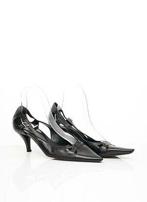 Pantofi cu toc închidere cu buclă(e) toc de 7 la 9 cm negru ROGER VIVIER femeie