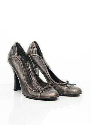 Pantofi cu toc gri MIU MIU femeie