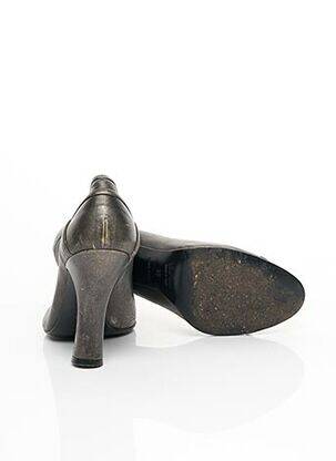 Pantofi cu toc talpă exterioară din piele toc înalt de 10cm și mai mult gri MIU MIU femeie