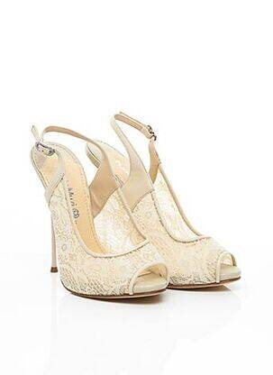 Sandale/Pantofi decupați bej NANDO MUZI femeie