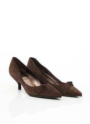 Pantofi cu toc maro SALVATORE FERRAGAMO femeie