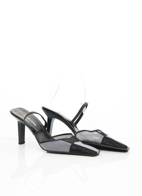 Mulete/Saboți negru SERGIO ROSSI femeie