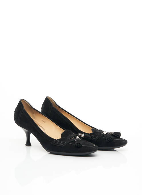 Pantofi cu toc negru TOD'S femeie