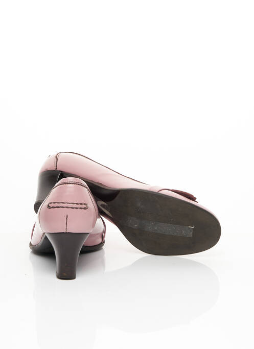 Mocasini roz SALVATORE FERRAGAMO femeie