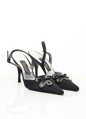 Pantofi cu toc închidere cu buclă(e) toc de 7 la 9 cm negru STUART WEITZMAN femeie