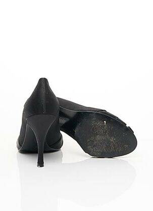 Pantofi cu toc țesătură satinată toc de 7 la 9 cm negru BCBGIRLS femeie