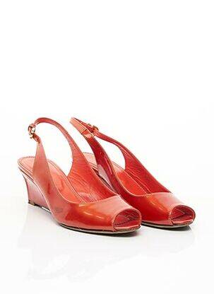 Sandale/Pantofi decupați portocaliu SERGIO ROSSI femeie