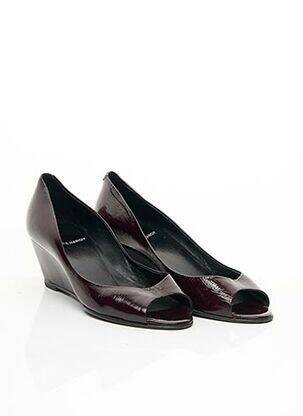 Pantofi cu toc țesătură lăcuită toc de 4 la 6 cm violet PIERRE HARDY femeie