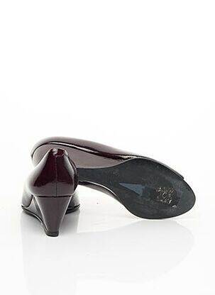 Pantofi cu toc țesătură lăcuită toc de 4 la 6 cm violet PIERRE HARDY femeie