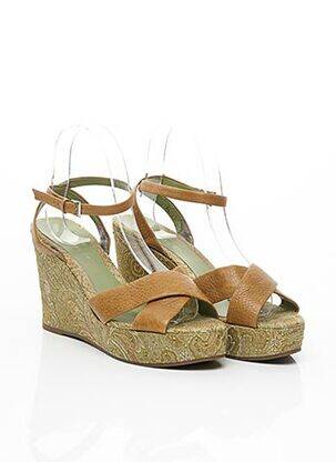 Sandale/pantofi decupați închidere cu buclă(e) toc de 7 la 9 cm verde NINE WEST femeie