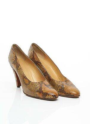 Pantofi cu toc maro HEMISPHERE femeie
