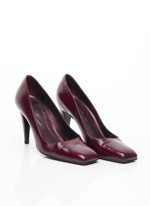 Pantofi cu toc violet SERGIO ROSSI femeie