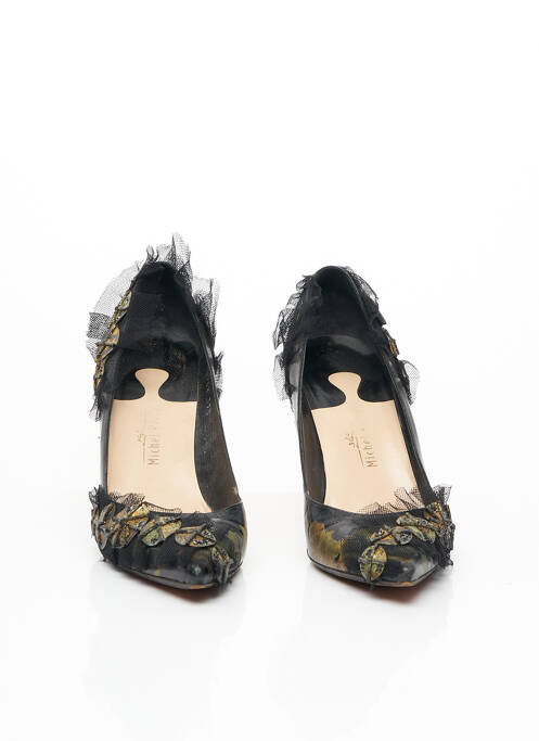 Pantofi cu toc negru MICHEL PERRY femeie