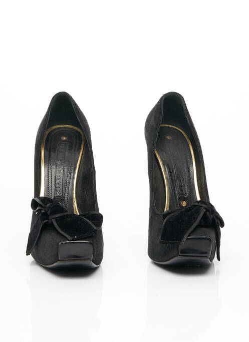 Pantofi cu toc negru LORENZI femeie