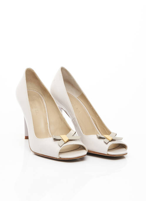 Pantofi cu toc gri PAULE KA femeie