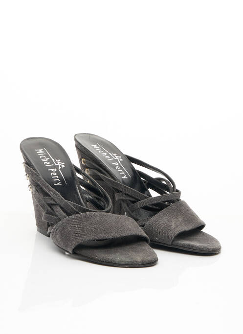 Mulete/Saboți gri MICHEL PERRY femeie