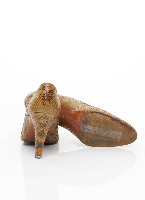 Pantofi cu toc maro HEMISPHERE femeie