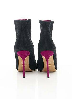 Botine/ghete nubuc toc de 7 la 9 cm violet SERGIO ROSSI femeie