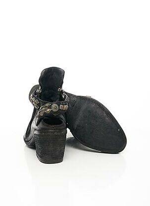 Botine/ghete închidere cu fermoar toc de 4 la 6 cm negru FAUZIAN femeie