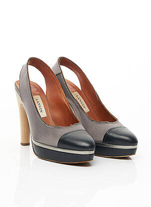 Pantofi cu toc gri LANVIN femeie