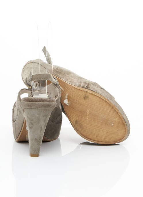 Sandale/Pantofi decupați gri VIA MAESTRA femeie