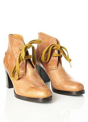 Botine/ghete toc de 7 la 9 cm maro VERONIQUE BRANQUINHO femeie