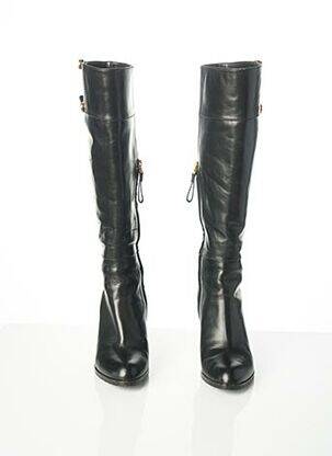 Cizme material neted toc de 7 la 9 cm negru SERGIO ROSSI femeie