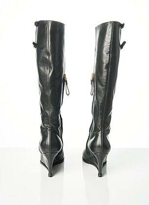 Cizme material neted toc de 7 la 9 cm negru SERGIO ROSSI femeie
