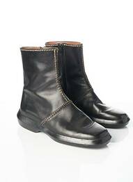 Botine/ghete material neted toc plat până la 3 cm negru TOD'S femme