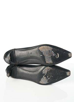 Botine/ghete material neted toc de 4 la 6 cm negru THIERRY MUGLER femeie