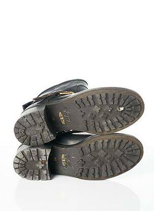 Botine/ghete material neted toc de 4 la 6 cm negru WOO'S femeie