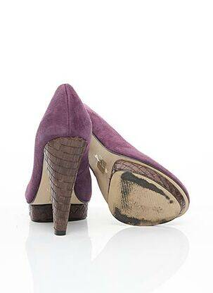 Pantofi cu toc nubuc toc înalt de 10cm și mai mult violet KURT GEIGER femeie