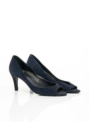 Pantofi cu toc nubuc toc de 7 la 9 cm albastru PIERRE HARDY femeie