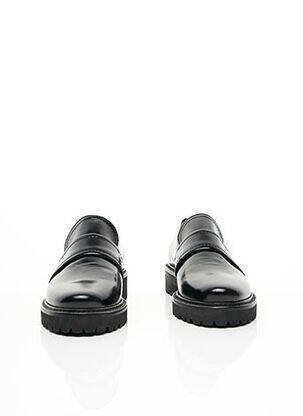Mocasini material neted toc plat până la 3 cm negru WALTER STEIGER femeie