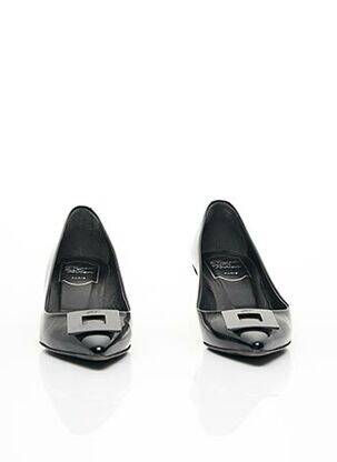 Pantofi cu toc material neted toc de 4 la 6 cm negru ROGER VIVIER femeie