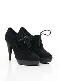 Botine/ghete nubuc toc înalt de 10cm și mai mult negru TOD'S femme