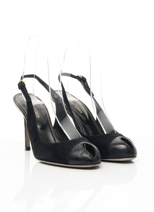 Sandale/Pantofi decupați negru SERGIO ROSSI femeie