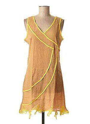 Tunică mâneci scurte galben VIRGINIE & MOI femeie