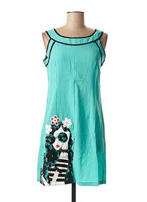 Tunică mâneci scurte albastru VIRGINIE & MOI femeie