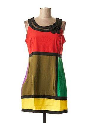 Tunică mâneci scurte roșu VIRGINIE & MOI femeie