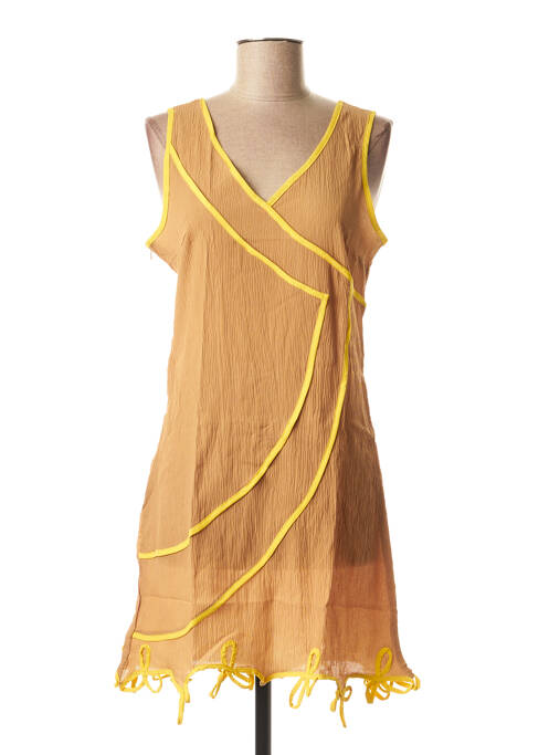 Tunică mâneci scurte galben VIRGINIE & MOI femeie