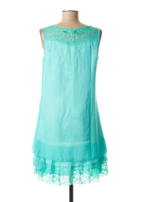 Tunică mâneci scurte albastru VIRGINIE & MOI femeie