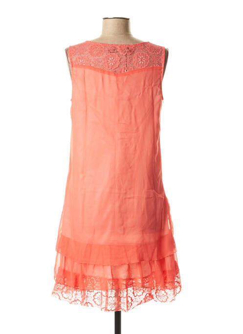 Tunică mâneci scurte roz VIRGINIE & MOI femeie