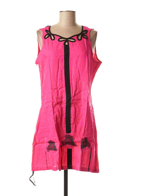 Tunică mâneci scurte roz VIRGINIE & MOI femeie